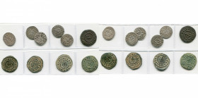 ARMENIE, Royaume, Levon Ier (1199-1226), lot de 10 p.: tram de couronnement (avec raies de lumière), tram (4), tank (5).
Beau à Très Beau (Fine - Ver...