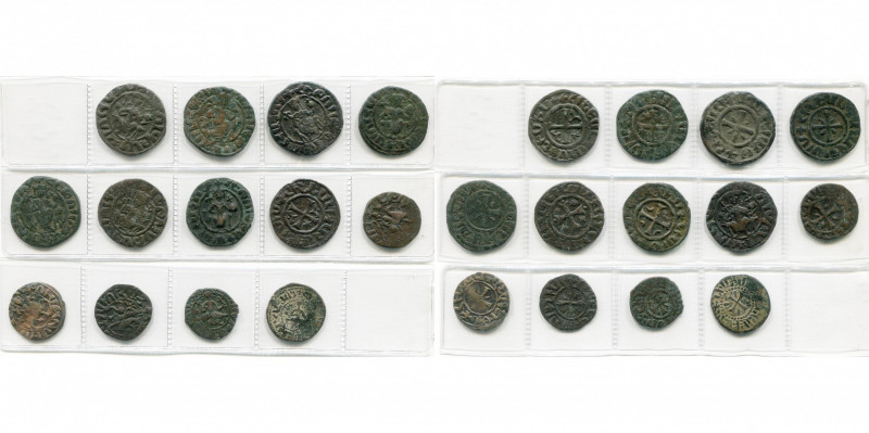 ARMENIE, Royaume, Hetoum Ier (1226-1270), lot de 13 p.: tank (8), Etoile dans le...