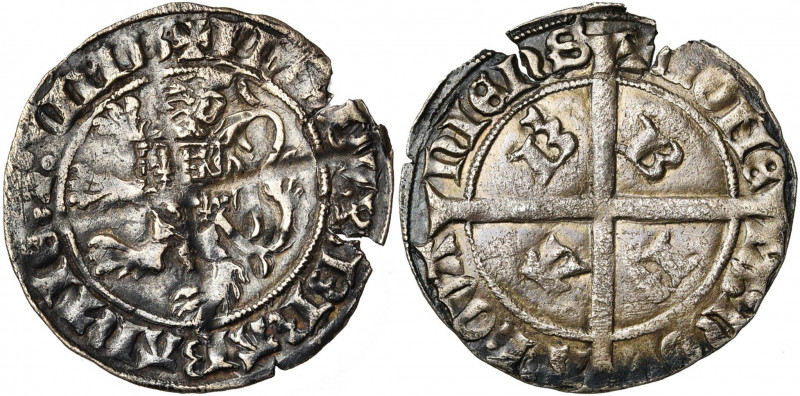 BRABANT, Duché, Philippe de Saint-Pol, duc (1427-1430), AR double gros cromsteer...