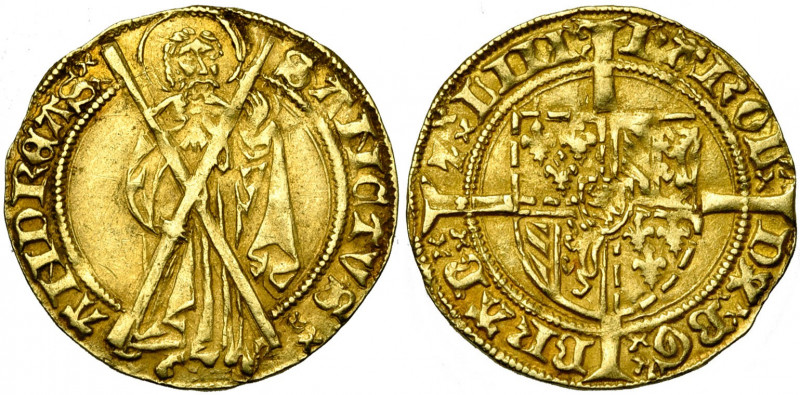 BRABANT, Duché, Charles le Téméraire (1467-1477), duc de Bourgogne, AV florin de...