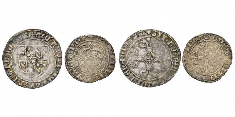 BRABANT, Duché, Philippe le Beau (1482-1506), lot de 2 p.: double patard, s.d. (...