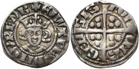 LUXEMBOURG, Comté, Jean l''Aveugle (1309-1346), AR esterlin, vers 1320, Luxembourg. D/ + EIWANES DNS Z REX B B. couronné de f. R/ LOC-ENB-GEN-SIS Croi...
