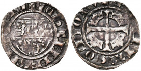 LUXEMBOURG, Comté, Jean l''Aveugle (1309-1346), AR douzième de plaque, s.d. (1343-1344), Luxembourg. Frappé en convention avec Henri IV de Bar. D/ + I...
