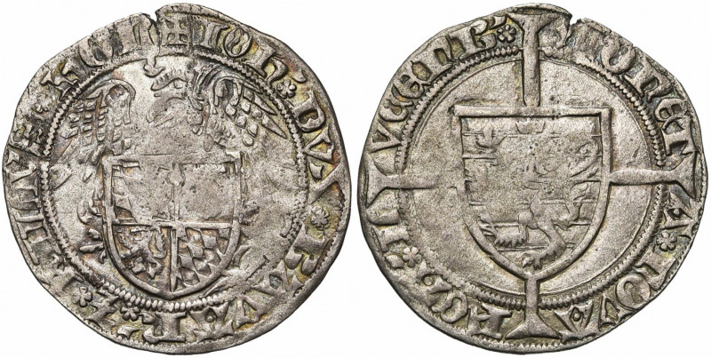 LUXEMBOURG, Duché, Jean de Bavière et Elisabeth de Görlitz, engagistes (1419-142...