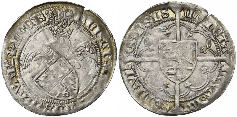 LUXEMBOURG, Duché, Elisabeth de Görlitz, engagiste (1425-1451), veuve de Jean de...
