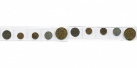 LUXEMBOURG, Duché, lot de 5 p.: Marie-Thérèse, liard, 1759, Bruxelles; 1/8 sol, 1775, Bruxelles; Joseph II, demi-liard, 1789, Bruxelles; Léopold II, 3...