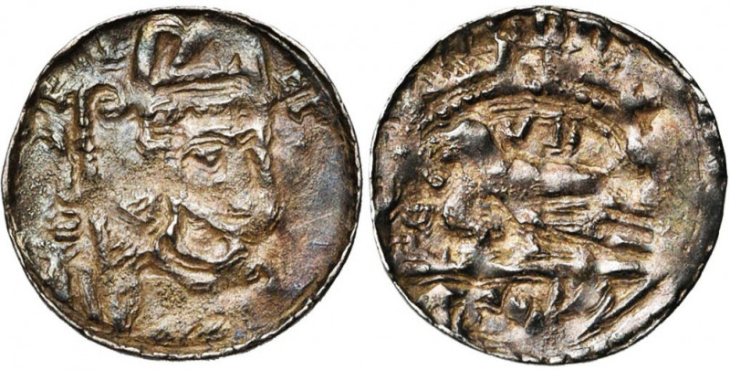 LIEGE, Principauté, Rodolphe de Zaeringen (1167-1191), AR denier, après 1179 (?)...