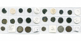 LIEGE, Principauté, lot de 10 p.: Jean de Heinsberg (1419-1455), brûlé de Liège (3), Hasselt (4) et Maastricht (rare); Jean de Hornes (1485-1505), pat...