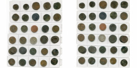 LIEGE, Principauté, lot de 33 p., la plupart en cuivre: Jean de Bavière, Jean de Heinsberg, Ernest de Bavière (2) Ferdinand de Bavière (5), Maximilien...