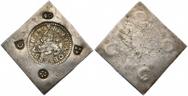 BREDA, belegerd door de Spanjaarden (juli 1624 - 5 juli 1625), AR 40 stuiver, emissie januari 1625. 1e type. Vz/ Klimmende leeuw met zwaard en pijlenb...