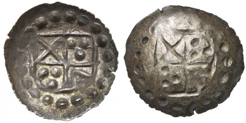 GRONSVELD, Jan I van Bronckhorst (1508-1559), AR heller (eenzijdig). Vz/ Viervel...