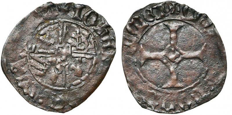 RUMMEN, Johanna van Wesemael (1464-1474), Cu dubbele mijt. Vz/ + IOHE[NNA] DE WE...