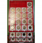 lot de 45 p., dont: Brabant, Charles II, escalin 1698, Anvers; Marie-Thérèse, quart de ducaton 1749, 1751, 1752 et 1754, Anvers; demi-ducaton 1750, 17...