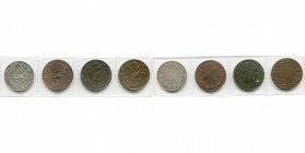 BELGIQUE, Royaume, Léopold Ier (1831-1865), lot de 4 p. commémorant le 25e anniversaire de l''inauguration du roi: 2 francs, 1856FR; module de 5 centi...