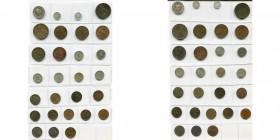 BELGIQUE, Royaume, Léopold Ier (1831-1865), lot de 27 p.: 1 franc (empreinte uniface du droit); 20 centimes 1852, 1853, 1861; 10 centimes 1833, 1848 (...