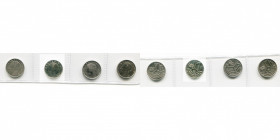 BELGIQUE, Royaume, Baudouin (1951-1993), lot de 4 essais en nickel: 1 franc 1989FR (2) et NL (2). Tranches lisses. GR-BR, 3670, 3671.
Fleur de Coin (...