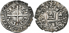 FRANCE, Royaume, Philippe VI de Valois (1328-1350), AR gros à la couronne, 2e émission (octobre 1338). D/ Croix coupant la lég. intérieure: PHI-LIP-PV...