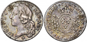 FRANCE, Royaume, Louis XV (1715-1774), AR cinquième d''écu au bandeau, 1741AA, Metz. D/ T. à g., ceinte d''un bandeau. R/ Ecu de France couronné, entr...