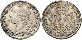 FRANCE, Royaume, Louis XV (1715-1774), AR demi-écu au bandeau, 1765L, Bayonne. D/ T. à g., ceinte d''un bandeau. R/ Ecu de France couronné, entre deux...