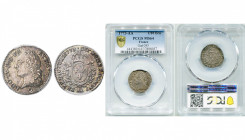 FRANCE, Royaume, Louis XV (1715-1774), AR dixième d''écu à la vieille tête, 1773AA, Metz. D/ T. l. à g. R/ Ecu de France couronné, entre deux rameaux ...