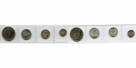LUXEMBOURG, Marie-Adélaïde (1912-1919), série de 3 essais en argent par Federspiel: 2 francs, 1 franc et 50 centimes 1914 (Probst L346-2, L347-2, L348...