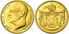 LUXEMBOURG, Jean (1964-2000), AV module de 40 francs, 1964. Prince Félix. Probst 05; K.M. M6.
Fleur de Coin (Uncirculated)