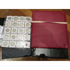 NEDERLAND, lot van 4 albums, waarvan: Holland, 1 gulden 1762; Willem III, 2 1/2 gulden 1870-1874 (7); Wilhelmina, 2 1/2 gulden 1929-1940 (6); Juliana,...