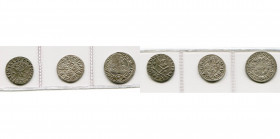 POLOGNE, lot de 3 p.: Prusse, Albert de Hohenzollern, schilling, 1557; Poméranie-Stettin, Bogeslaus XIV, Groschen, 1619; Silésie-Liegnitz-Brieg, Chris...