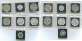lot de 7 essais: Cameroun, 50 francs 1960; Etats d''Afrique de l''Ouest, 1 franc 1961; Etats d''Afrique équatoriale, 50 francs 1961 (2); Nouvelle-Calé...