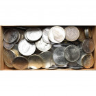 lot de 1,55 kg de p. en argent, de divers pays, dont: Suède, Danemark, Norvège, Lituanie, Allemagne, Suisse, Italie, Bulgarie, France, Grèce, Portugal...