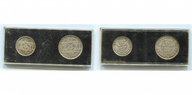 MOROCCO, French Protectorate, Sidi Muhammad V (AD 1927-1955/AH 1345-1375) AR set...