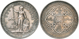 ASIA, British Trade Coinage, Victoria (1837-1901), AR dollar, 1908B, Bombay. K.M. T5. Toned. Some miner edgeknicks.
Extremely Fine (Extremely Fine)