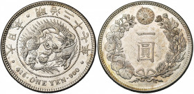 JAPAN, Mutsuhito (1867-1912), AR 1 yen, Meiji 27 (1894). Y. A25-3. Minor scratches.
about Uncirculated (about Uncirculated)