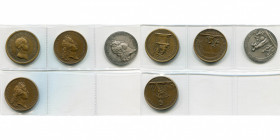 FRANCE, lot de 4 médailles de Mauger à l''effigie de Louis XIV: 1643, Mort de Louis XIII (AE); 1666, Port de Rochefort (AE); 1666, Gratifications acco...