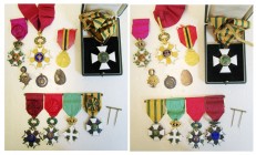 BELGIQUE, groupe de décorations ayant appartenu à Paul Daubresse: Belgique, étoile de commandeur de l’Ordre de la Couronne (en vermeil), croix d’offic...