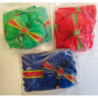 CONGO, lot de 3 écharpes de grand-croix pour l’Ordre du Léopard, une avec fond bleu et l’autre vert, et une pour l’Ordre national du Zaïre.