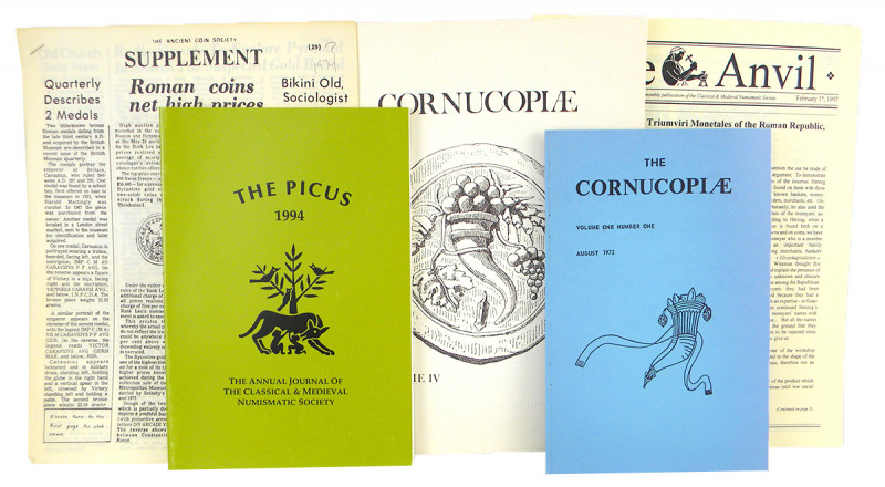 Ancient Coin Societies of Canada

Ancient Coin Society. CORNUCOPIÆ. Volume I, ...