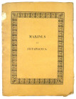 Coinage of Julius Marinus

Tôchon d’Annecy, Joseph François. MÉMOIRE SUR LES MÉDAILLES DE MARINUS, FRAPPÉES À PHILIPPOPOLIS. Paris: L.G. Michaud, 18...