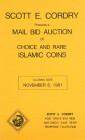 Scott Cordry Islamic Catalogues

Cordry, Scott E. COINS OF THE WORLD. Titles vary. Forty-two fixed price lists, being Catalogue Nos. 37–90 (1976–199...