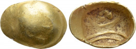 WESTERN EUROPE. Britain. Lindsey Scyphate type? (Circa late 1st century BC). GOLD 1/4 stater