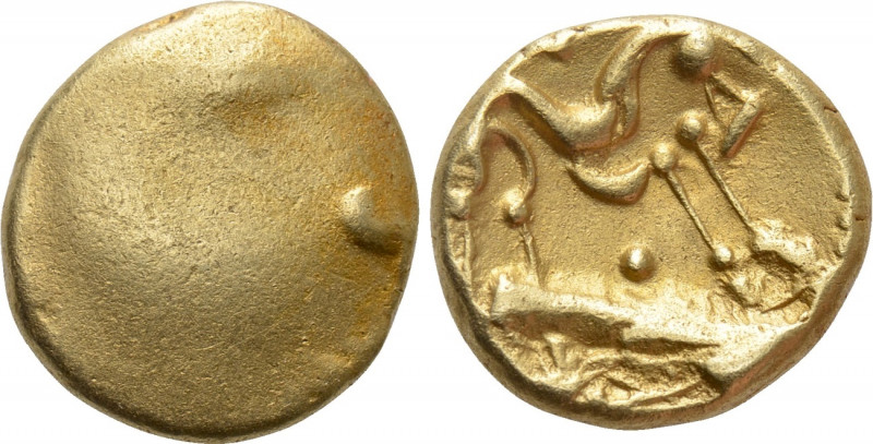 WESTREN EUROPE. Northeast Gaul. Ambiani. Uninscribed GOLD Stater (Circa 60-30 BC...
