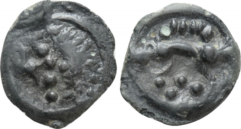 WESTERN EUROPE. Northwest Gaul. Aulerci Cenomani. Potin (1st century BC). 

Ob...
