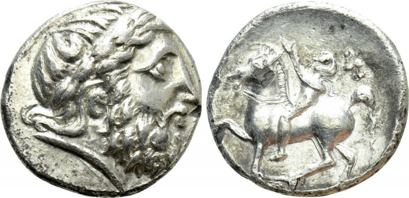 EASTERN EUROPE. Imitations of Philip II of Macedon (3rd century BC). Tetradrachm...