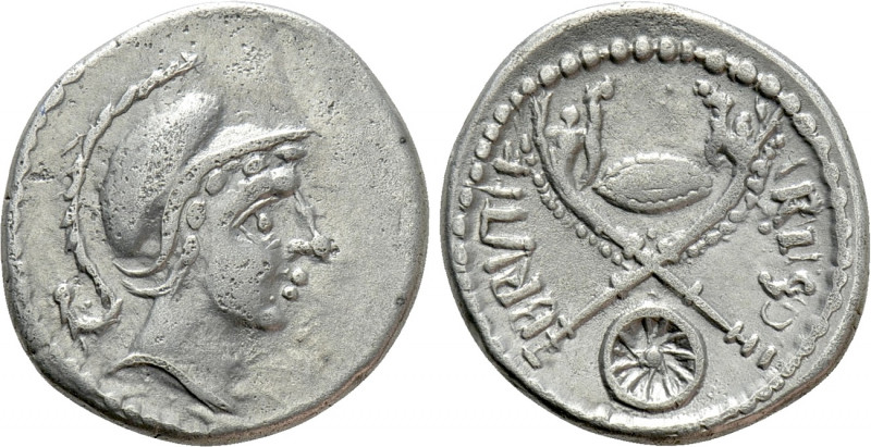 EASTERN EUROPE. Imitations of Roman Republican. Eravisci (After 48 BC). Denarius...