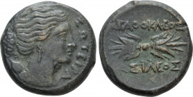 SICILY. Syracuse. Agathokles (317-289 BC). Ae
