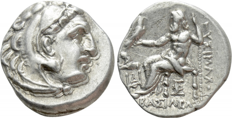 KINGS OF THRACE (Macedonian). Lysimachos (305-281 BC). Drachm. Lysimacheia. 

...