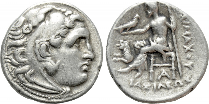 KINGS OF THRACE (Macedonian). Lysimachos (305-281 BC). Drachm. Magnesia ad Maean...