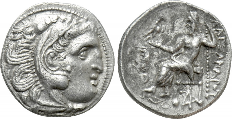 KINGS OF THRACE (Macedonian). Lysimachos (305-281 BC). Drachm. Kolophon. In the ...