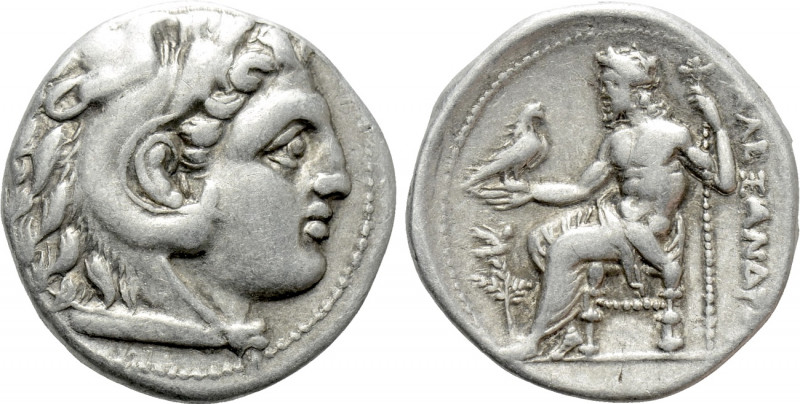 KINGS OF MACEDON. Alexander III 'the Great' (336-323 BC). Drachm. Lampsakos. 
...
