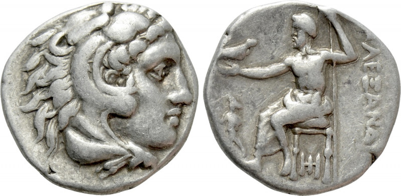 KINGS OF MACEDON. Alexander III 'the Great' (336-323 BC). Drachm. Abydos. 

Ob...